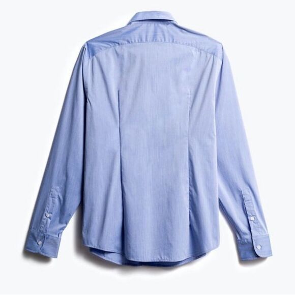 Ministry of Supply Blue Gemini Woven Dress Shirt Sz XXL Slim NWT - Picture 3 of 10